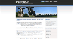 Desktop Screenshot of greyerzer.ch