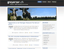 Tablet Screenshot of greyerzer.ch